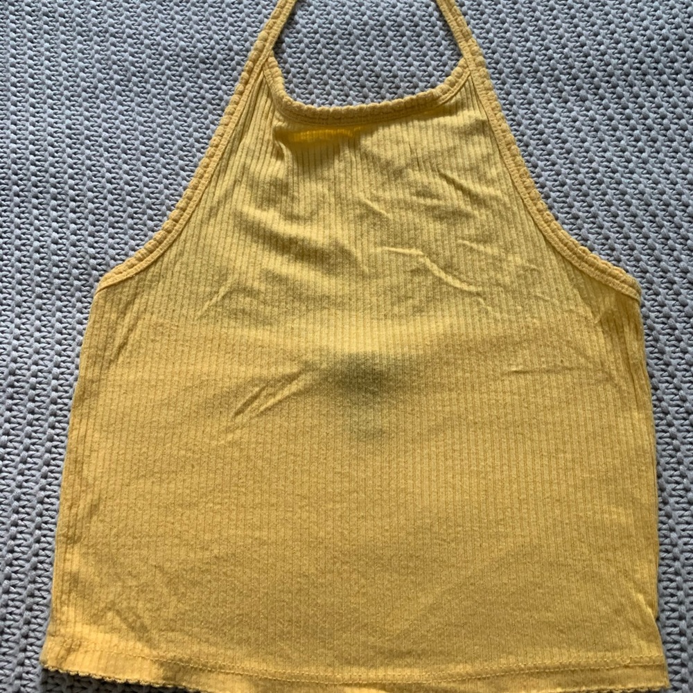 Yellow Halter Top